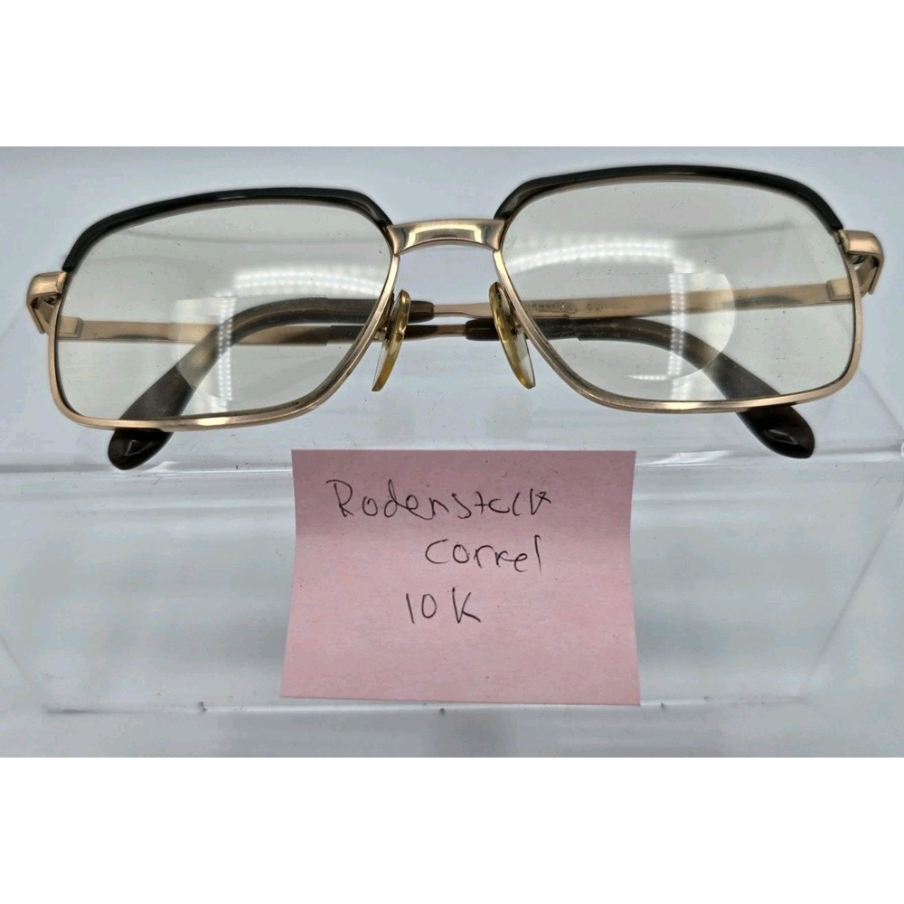 Rodenstock CORREL 1/20-10K Eyeglass Frame‎ 52□16-Made in Germany - Gold Plate